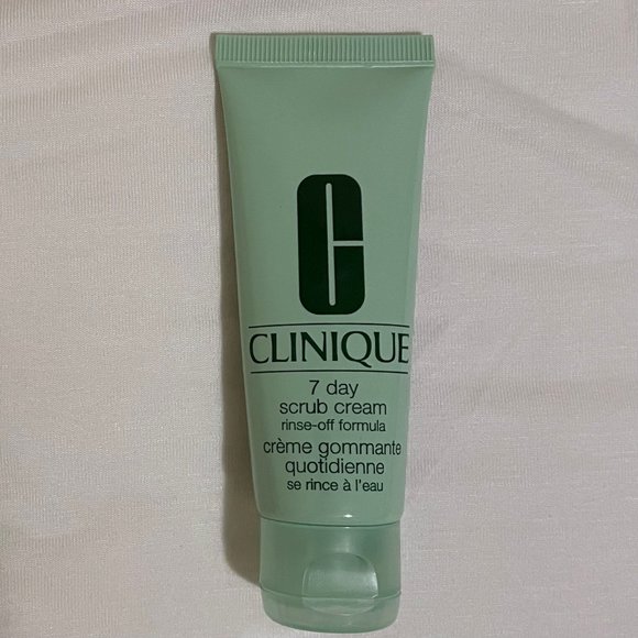 NWT Clinique 7 Day Face Scrub Cream Rinse-Off Formula - Picture 3 of 4
